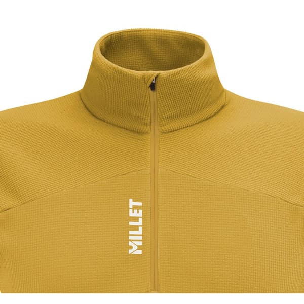 Millet K Lightgrid Fleece Med Halv Dragkedja Gul XL Man