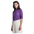 Miniatyrbillede 3 af 5: G-star Core V-hals Sweater Lilla M Kvinde