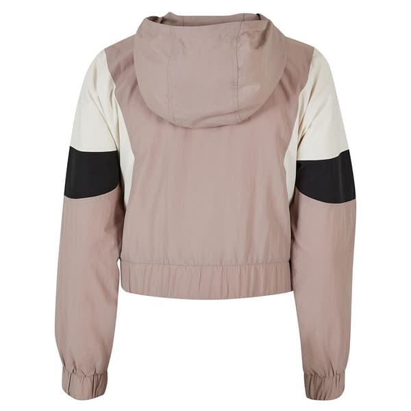 Urban Classics 3-tone Crinkle Jakke Beige 5XL Kvinde