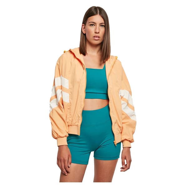 Urban Classics Crinkle Batwing Jakke Orange 3XL Kvinde