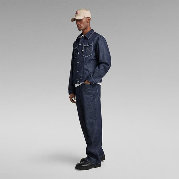 G-star Arc Jeansjacka Blå XL Man