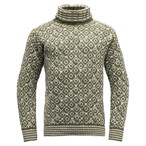 Devold Of Norway Svalbard Wool High Neck Tröja Grönt 2XL Man