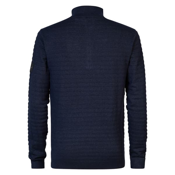 Petrol Industries Kwc220 Halv Lynlås Sweater Blå XL Mand