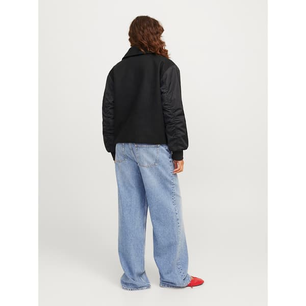 Jack & Jones Harper Mix Biker Jjxx Trenchcoat Svart M Kvinna