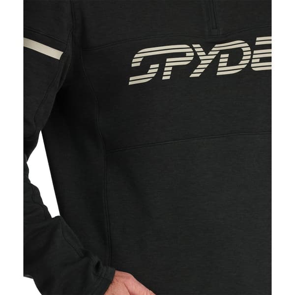 Spyder Speed Puolivetoketjullinen Fleecetakki Musta M Mies