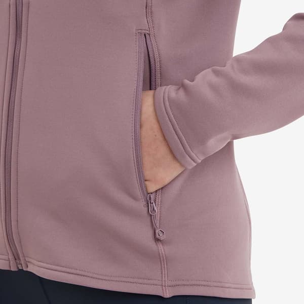 Montane Fury Lite Fleecejacka Med Dragkedja Lila M Kvinna