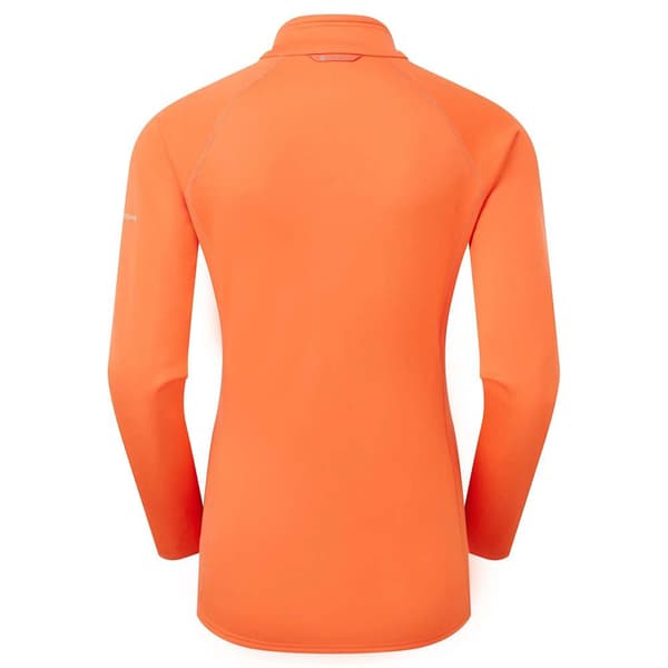 Montane Fury Lite Fleecejakke Med Fuld Lynlås Orange L Kvinde