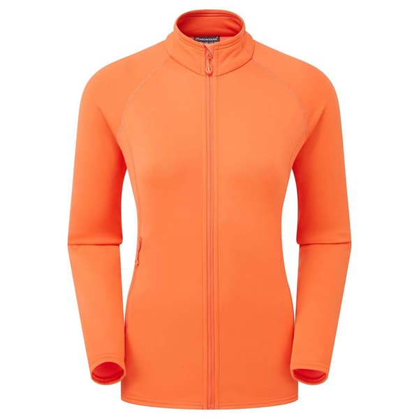 Montane Fury Lite Fleecejakke Med Fuld Lynlås Orange L Kvinde