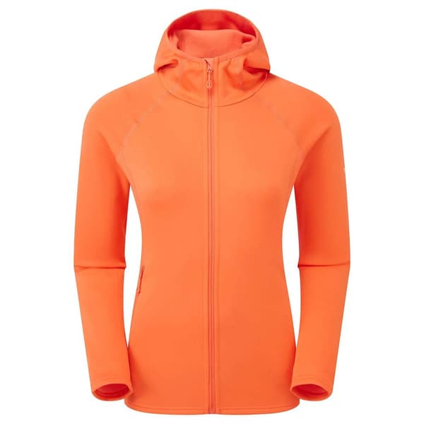 Montane Fury Lite Fleecejacka Med Dragkedja Orange S Kvinna