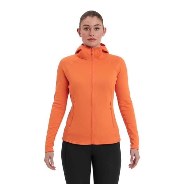 Montane Fury Lite Fleecejacka Med Dragkedja Orange M Kvinna