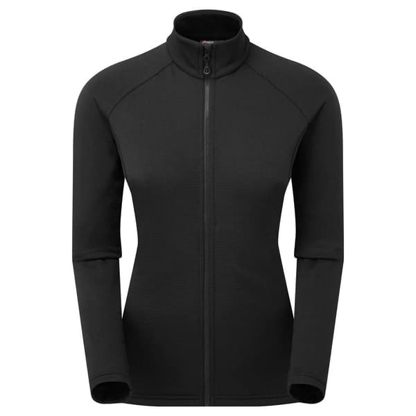 Montane Protium Fleece Med Halv Dragkedja Svart M Kvinna