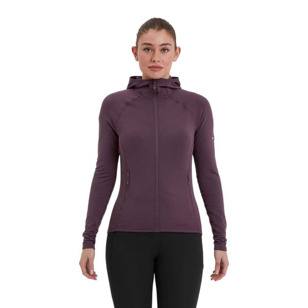 Montane Protium Lite Fleecejacka Med Huva Lila XL Kvinna