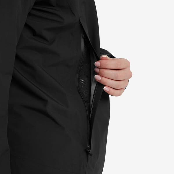 Montane Solution Jakke Sort XL Kvinde