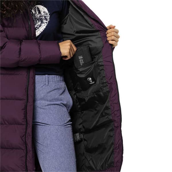 Jack Wolfskin Frozen Palace Frakke Lilla S Kvinde