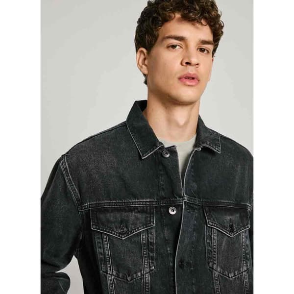 Pepe Jeans Relaxed Denimjakke Blå L Mand