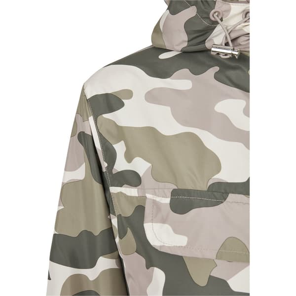 Urban Classics Windbreaker Camouflage Jakke Rosa XS Kvinde