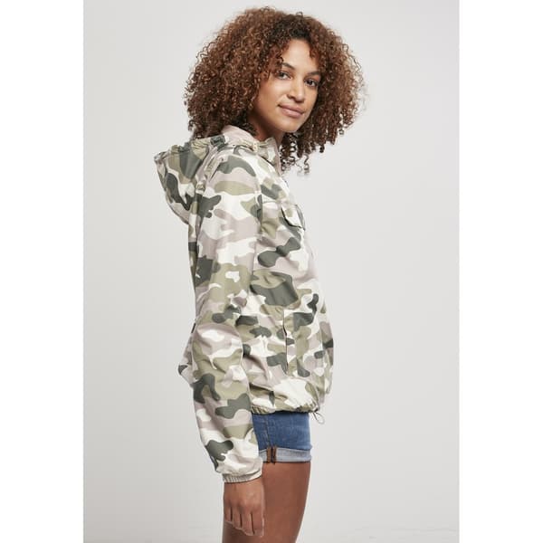 Urban Classics Windbreaker Camouflage Jakke Rosa XS Kvinde