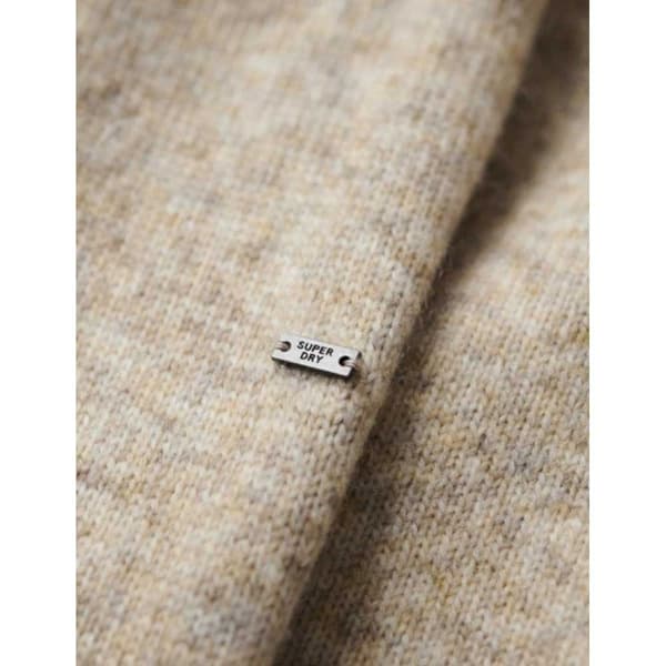 Superdry Brushed Tröja Med Hög Krage Beige 2XL Man