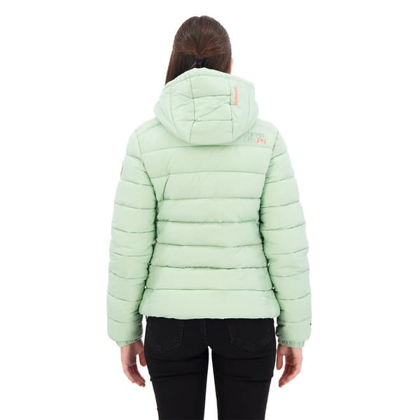 Superdry Fuji Padded Takki Vihreä S Nainen