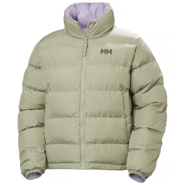Helly Hansen Yu 23 Reversible Vatteret Jakke Grøn S Kvinde