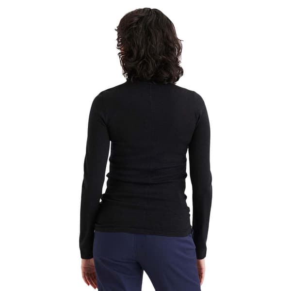 Dockers Turtleneck Tröja Med Hög Krage Svart XS Kvinna