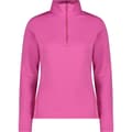 Miniatyrbillede 1 af 2: Cmp Stretch 38e1596 Fleecejakke Med Halv Lynlås Rosa 46 Kvinde