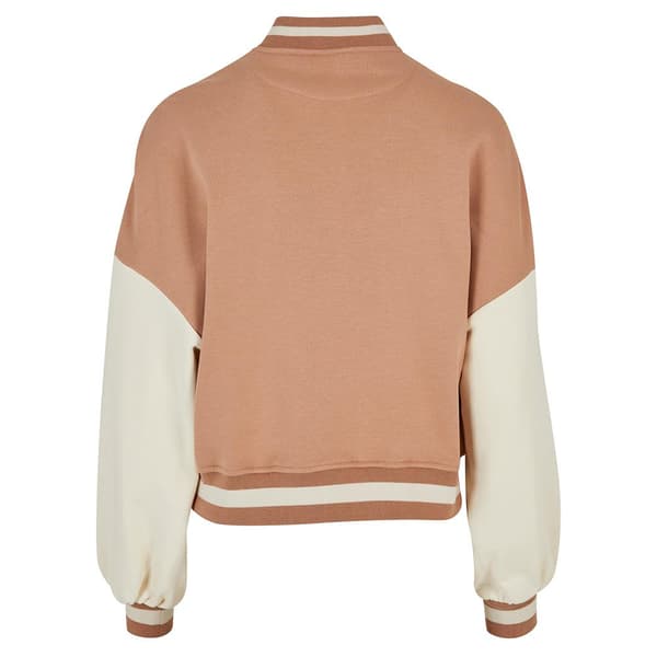 Urban Classics Oversized 2 Tone College Terry Jakke Beige L Kvinde