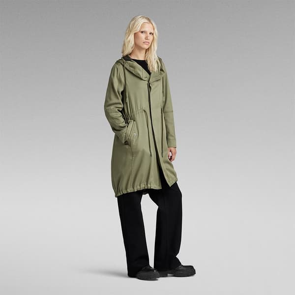 G-star Fluid Fishtail Parka Grönt XS Kvinna