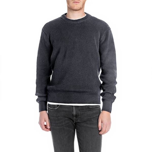 Replay Uk4722.000.g23788 Villapaita Harmaa 2XL Mies