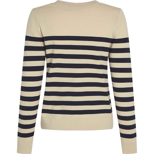 Tommy Hilfiger Stitch V-aukkoinen Neulepaita Beige M Nainen