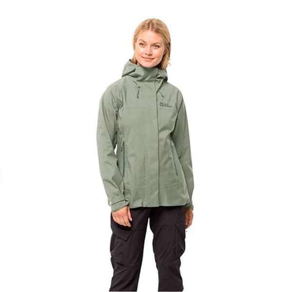 Jack Wolfskin Kammweg 2l Jacka Grönt S Kvinna