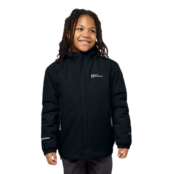 Jack Wolfskin Blocky Jakke Sort 116 cm Dreng