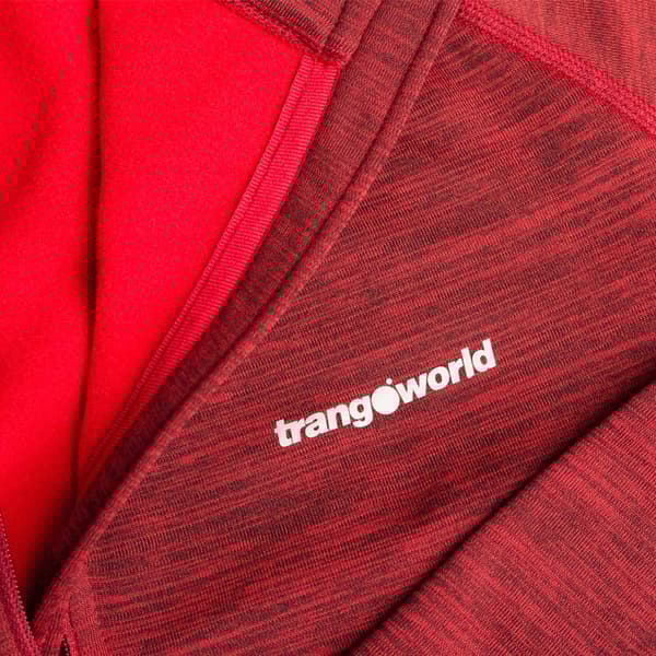Trangoworld Qoruq 45 Fleece Med Halv Dragkedja Röd 2XL Man