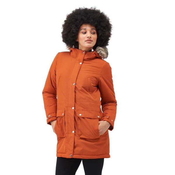 Regatta Voltera Parka Jakke Orange 8 Kvinde