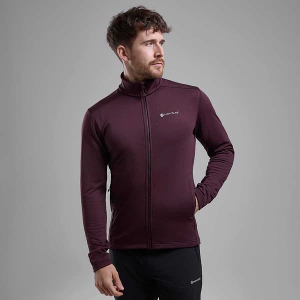 Montane Protium Fleecejacka Med Dragkedja Lila XL Man
