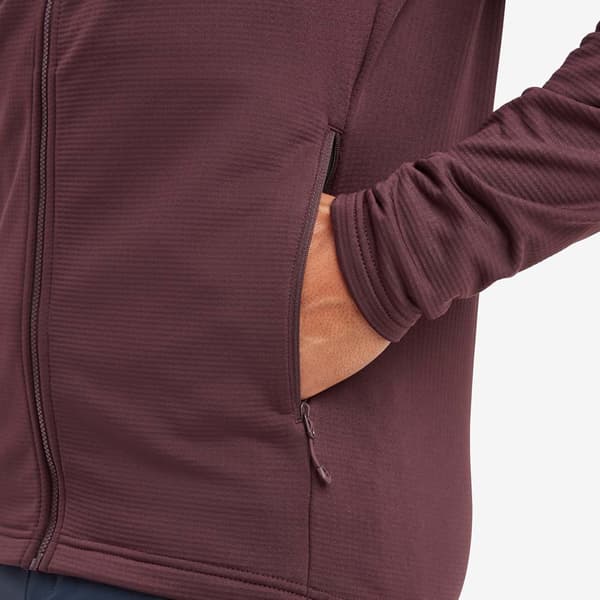 Montane Protium Fleecejacka Med Dragkedja Lila M Man