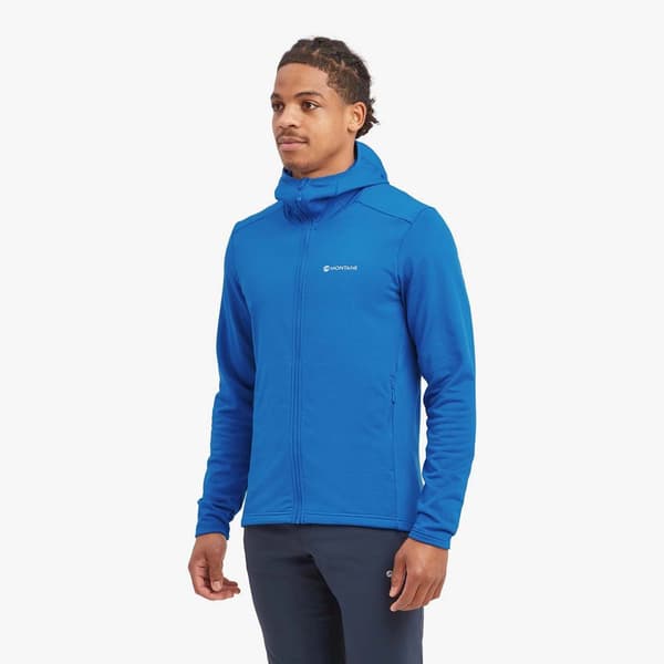 Montane Protium Fleecejacka Med Dragkedja Blå L Man