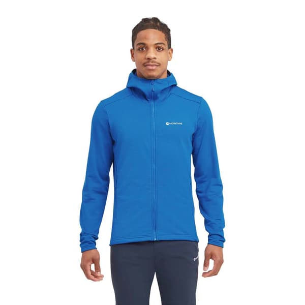 Montane Protium Fleecejacka Med Dragkedja Blå L Man