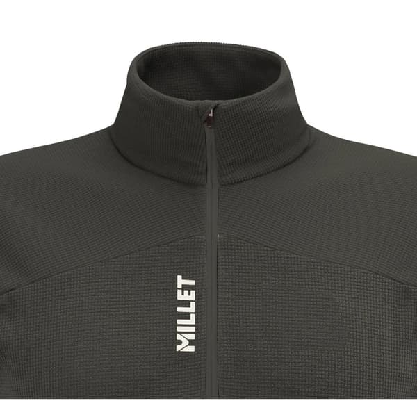 Millet K Lightgrid Fleece Med Halv Dragkedja Brun XS Man