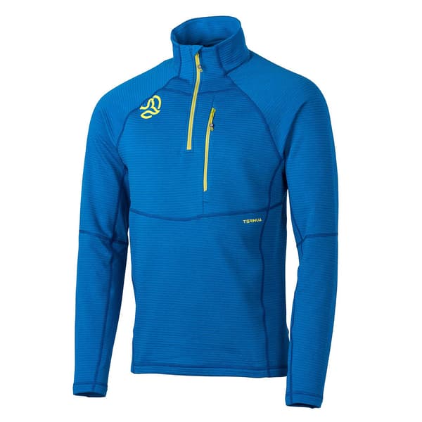 Ternua Momhill Fleece Med Halv Dragkedja Blå 2XL Man
