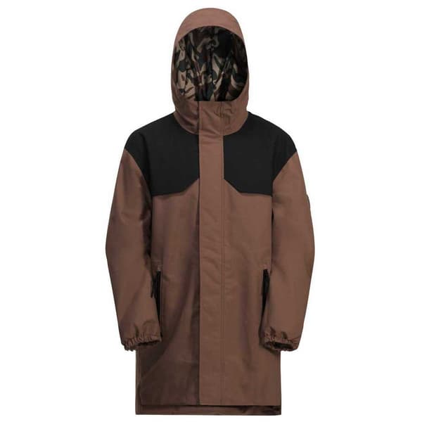 Jack Wolfskin Teen 2l Ins Parka Brun 164 cm Dreng