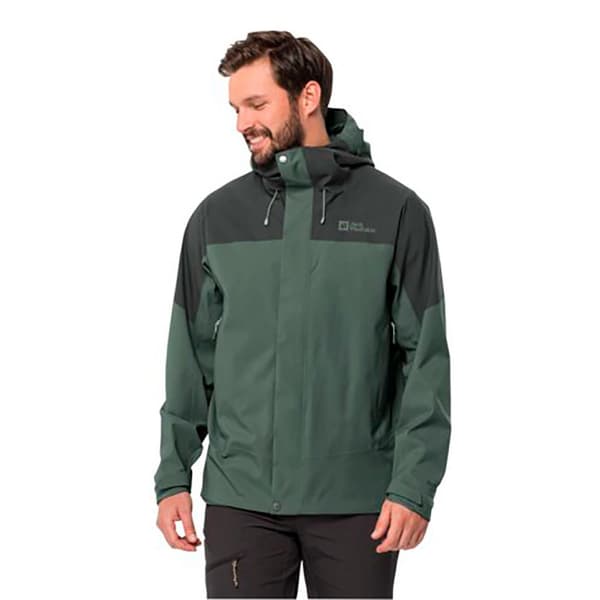Jack Wolfskin Kammweg 2l Jacka Grönt L Man
