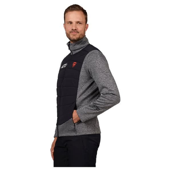 Rossignol New Hero Classique Hybrid Fleecejacka Med Dragkedja Grå XS Man