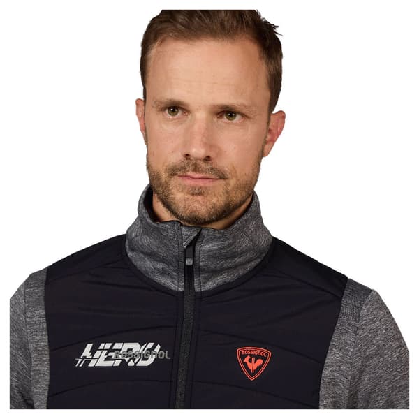 Rossignol New Hero Classique Hybrid Fleecejacka Med Dragkedja Grå XS Man