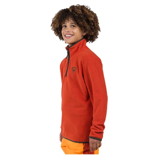 Rossignol Strawpile Puolivetoketjullinen Fleecetakki Oranssi 16 Years
