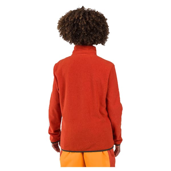 Rossignol Strawpile Puolivetoketjullinen Fleecetakki Oranssi 16 Years