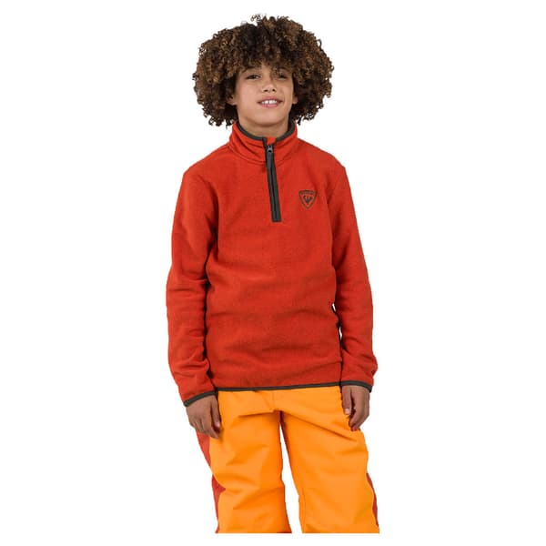 Rossignol Strawpile Puolivetoketjullinen Fleecetakki Oranssi 16 Years