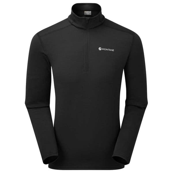 Montane Protium Lite Fleece Musta L Mies