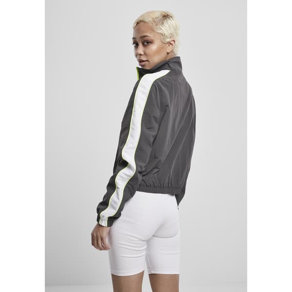 Urban Classics Piped Jakke Sort XS Kvinde