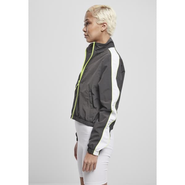 Urban Classics Piped Jakke Sort XS Kvinde